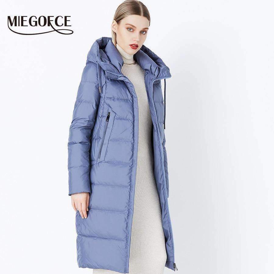 Planet Gates 2018 Winter New Collection Bio Fluff Hooded Women's Winter Coat Parkas European Style Warm Stylish Winter Jacket