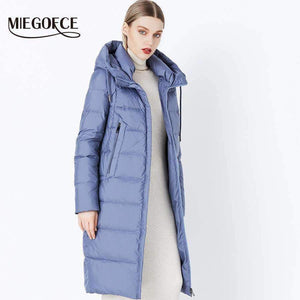 Planet Gates 2018 Winter New Collection Bio Fluff Hooded Women's Winter Coat Parkas European Style Warm Stylish Winter Jacket