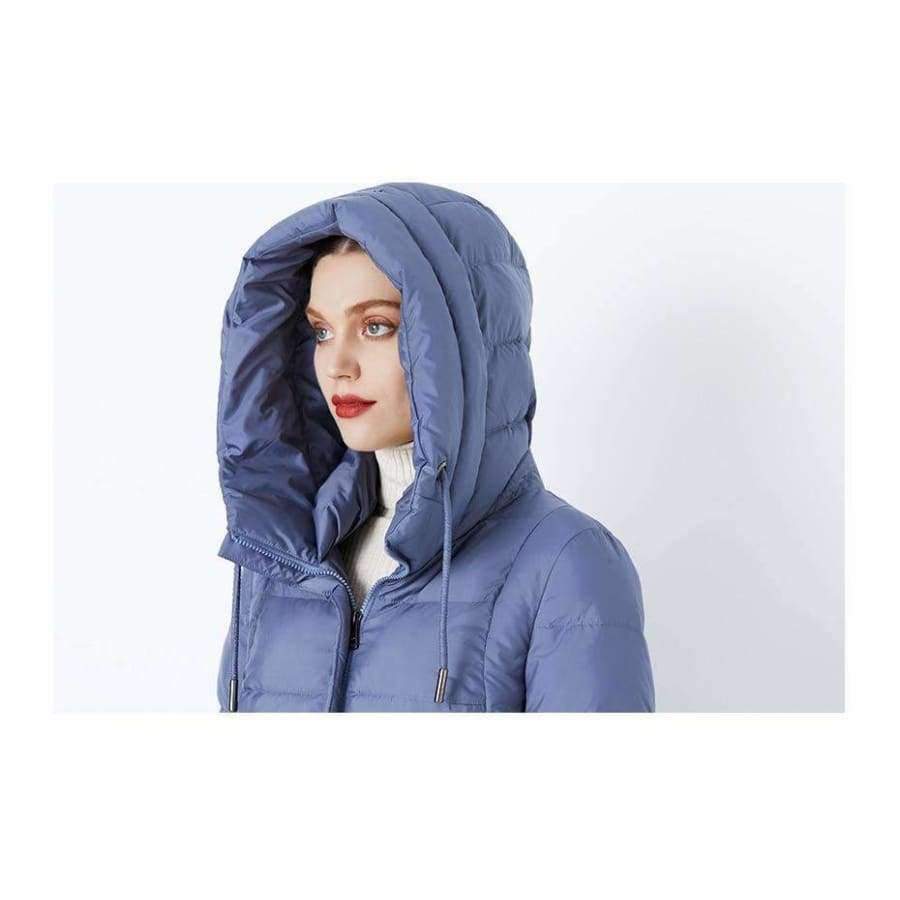 Planet Gates 2018 Winter New Collection Bio Fluff Hooded Women's Winter Coat Parkas European Style Warm Stylish Winter Jacket