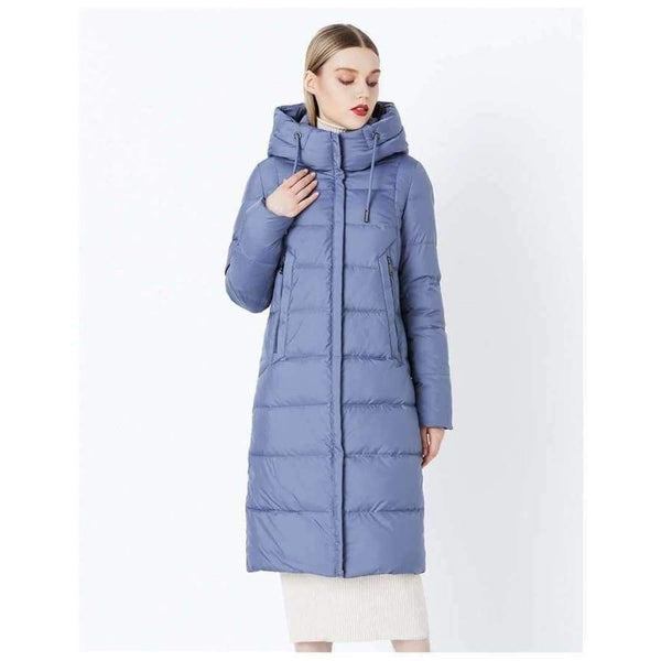 Planet Gates 2018 Winter New Collection Bio Fluff Hooded Women's Winter Coat Parkas European Style Warm Stylish Winter Jacket