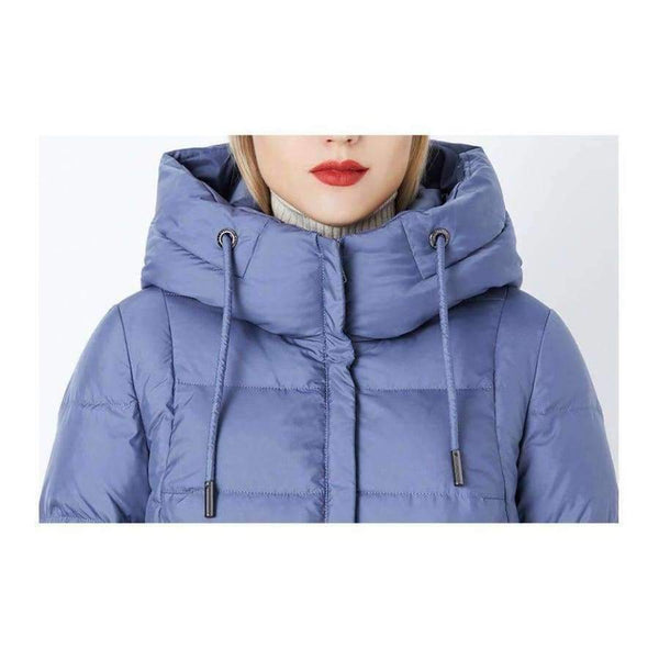 Planet Gates 2018 Winter New Collection Bio Fluff Hooded Women's Winter Coat Parkas European Style Warm Stylish Winter Jacket