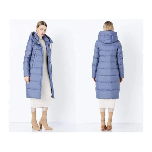 Planet Gates 2018 Winter New Collection Bio Fluff Hooded Women's Winter Coat Parkas European Style Warm Stylish Winter Jacket