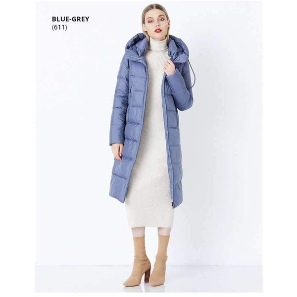 Planet Gates 2018 Winter New Collection Bio Fluff Hooded Women's Winter Coat Parkas European Style Warm Stylish Winter Jacket