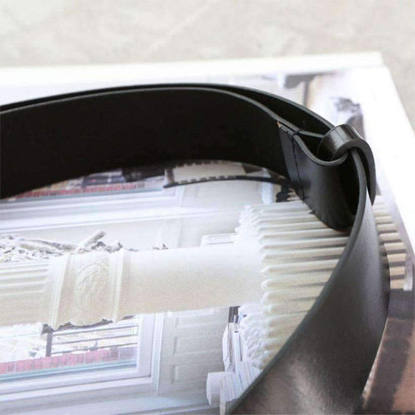 Planet Gates 2018 Women European Style Cowhide Wide Belt Fashion Grand Circle Buckle Female Genuine Leather Coat Skirt Decoration Belts