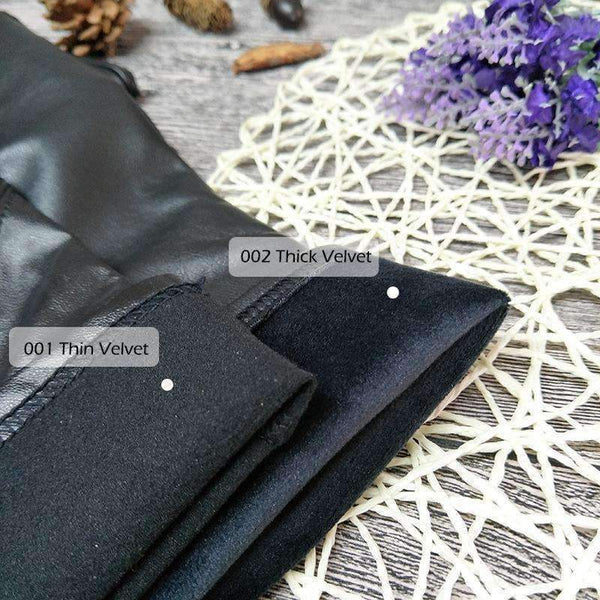 Planet Gates 2018 Women Gloves Sexy Lace Female Leather Fingerless Long Lace Gloves Sleeves Plus Thick Velvet Black Women Gloves AGB171