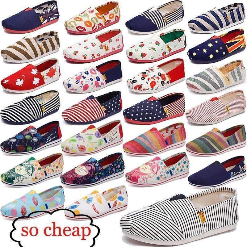 Planet Gates 2018 Women's fashion Flat shoes Lazy's espadrilles Women's canvas shoes girl loafers espadrilles Women Flats shoes size 35-44