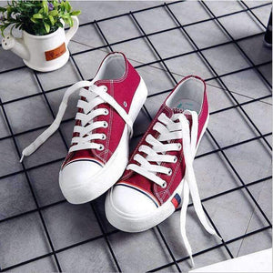 Planet Gates 2018 Women's Vulcanized Shoes Female Low Canvas Shoes Women Fashion Breathable White Cloth Casual Solid Woman Footwear Casual