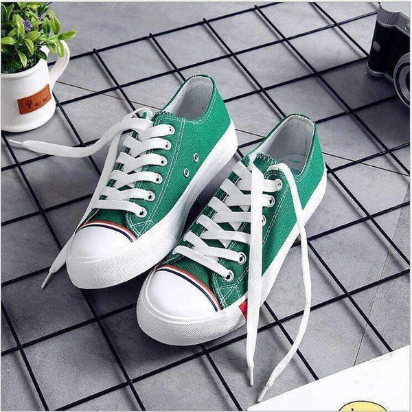 Planet Gates 2018 Women's Vulcanized Shoes Female Low Canvas Shoes Women Fashion Breathable White Cloth Casual Solid Woman Footwear Casual