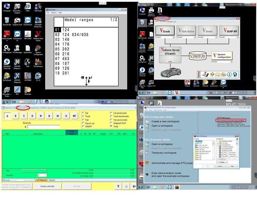 Planet Gates 2019.09 MB Star C4 C5 SD C4 connect full Software Included X-ENTRY/DAS/EPC/WIS/EWA/VEDIAMO/DTS/HHTWIN/PL73/StarFinder on HDD/SSD