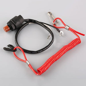 Planet Gates 2019 New Components Replacement Kill Stop Switch Parts Safety tether Lanyard Pipe Accessories For Yamaha Outboard Engine
