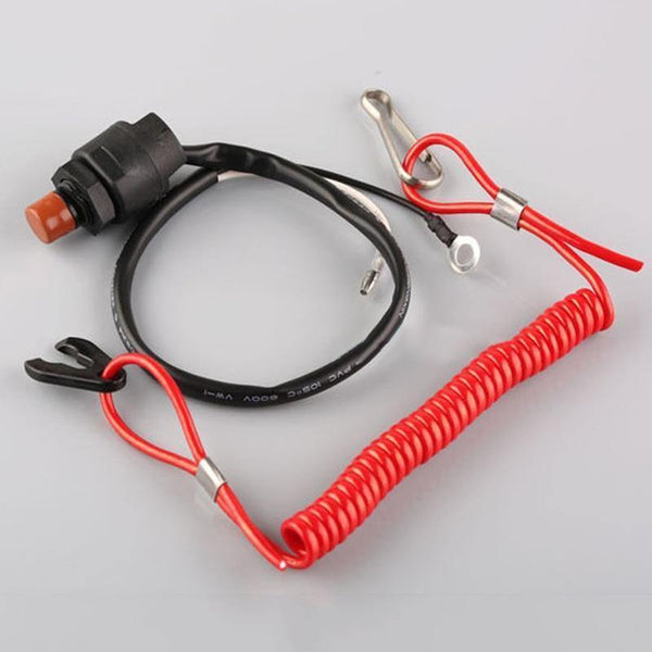 Planet Gates 2019 New Components Replacement Kill Stop Switch Parts Safety tether Lanyard Pipe Accessories For Yamaha Outboard Engine