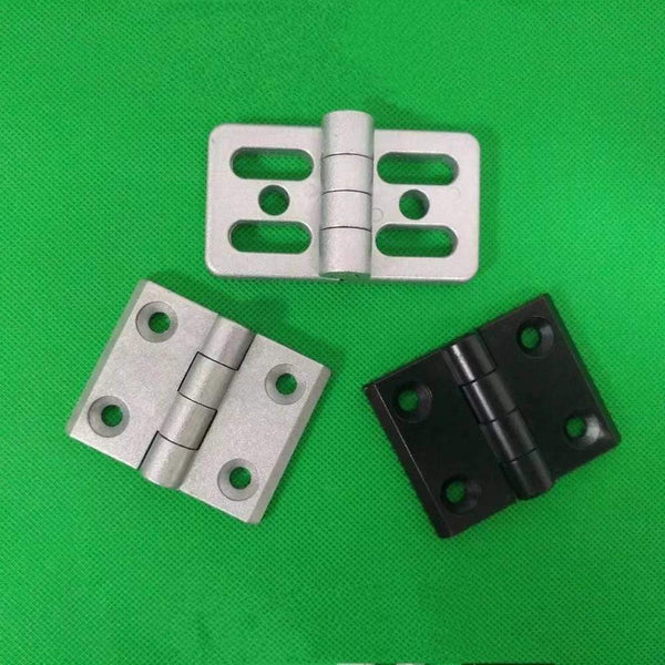 2020 3030 3040 4040 Metal Hinge Zinc Alloy Hinge Finished Aluminum Hinge Door Hinge  Connector Black Or Sliver Color