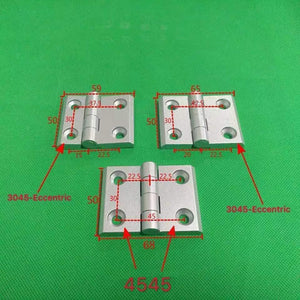 2020 3030 3040 4040 Metal Hinge Zinc Alloy Hinge Finished Aluminum Hinge Door Hinge  Connector Black Or Sliver Color