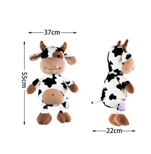 2020 New Cute Animal Cartoon Cows Stuffed Plush Toy Kawaii Cattle Comfortable Soft Toy Children Birthday Present Christmas Gift