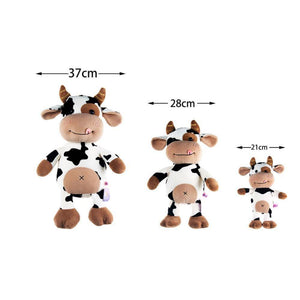 2020 New Cute Animal Cartoon Cows Stuffed Plush Toy Kawaii Cattle Comfortable Soft Toy Children Birthday Present Christmas Gift