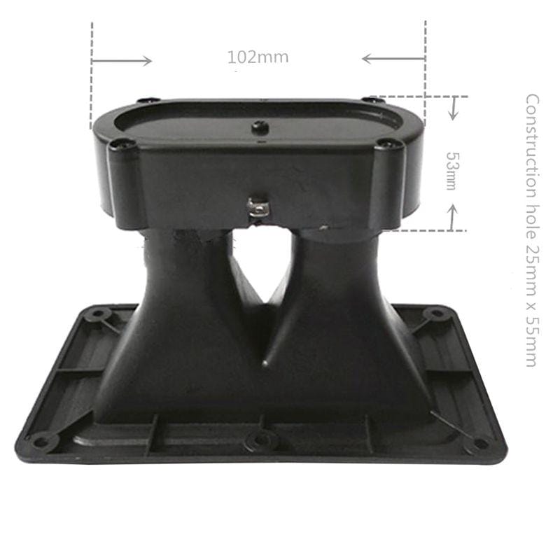 Planet Gates 2021 150W Dual Piezo Tweeters Horn Piezoelectric Speaker Buzzer Treble Piezo Head Driver for Home Subwoofer Stage Loudspeaker