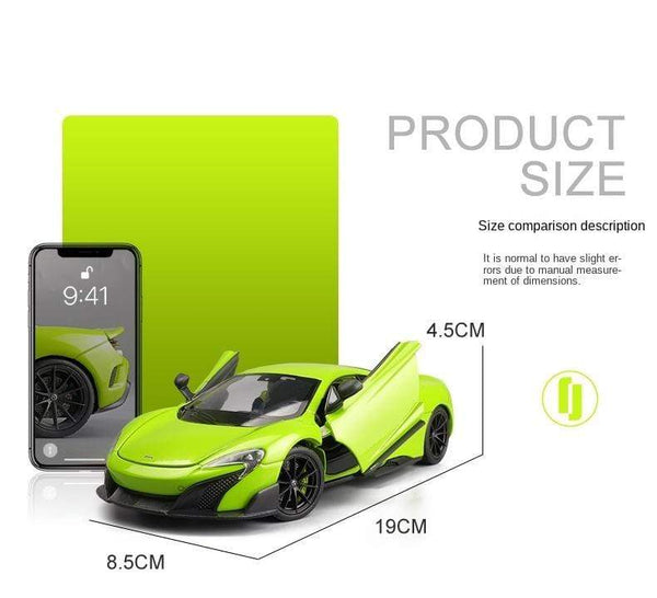 Planet Gates 2021 Best-selling 1:24 MCLAREN 675LT Sports Car Alloy Car Model Crafts Decoration Collection Toy Tools Gift