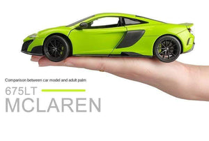 Planet Gates 2021 Best-selling 1:24 MCLAREN 675LT Sports Car Alloy Car Model Crafts Decoration Collection Toy Tools Gift