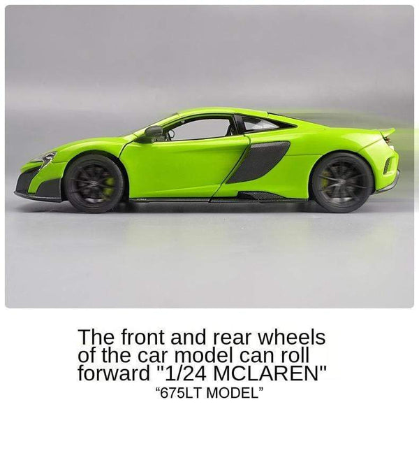Planet Gates 2021 Best-selling 1:24 MCLAREN 675LT Sports Car Alloy Car Model Crafts Decoration Collection Toy Tools Gift