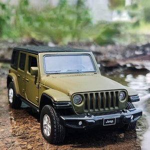 Planet Gates 2021 New 1:36 JEEPS Sahara Wrangler Simulation Toy Vehicles Model Alloy Children Toys Collection Gift Car Kids