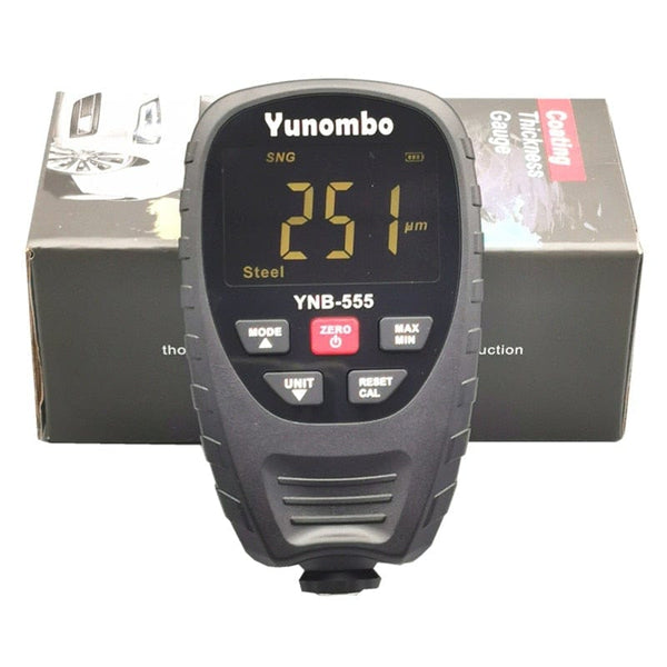 Planet Gates 2021 New Release Yunombo YNB-555/YNB-555R Film Thickness Meter Car Galvanized Paint Thickness Gauge Coating Thickness Gauge