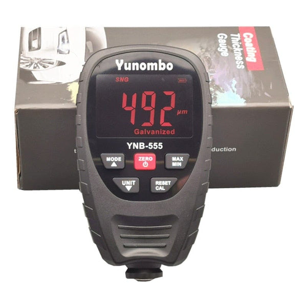 Planet Gates 2021 New Release Yunombo YNB-555/YNB-555R Film Thickness Meter Car Galvanized Paint Thickness Gauge Coating Thickness Gauge