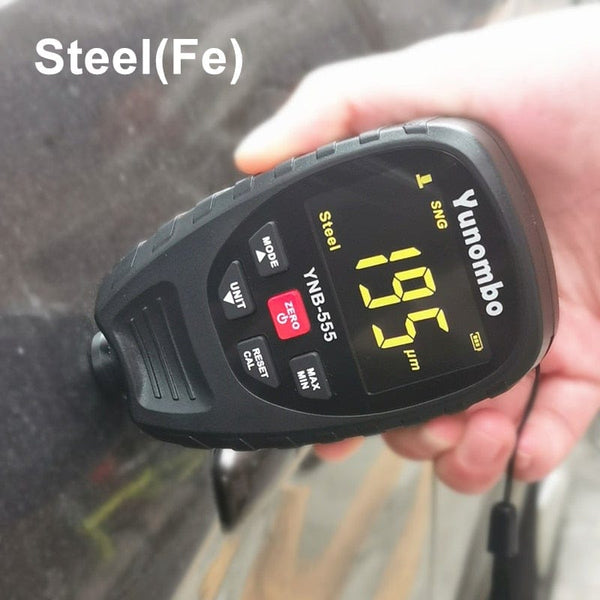 Planet Gates 2021 New Release Yunombo YNB-555/YNB-555R Film Thickness Meter Car Galvanized Paint Thickness Gauge Coating Thickness Gauge