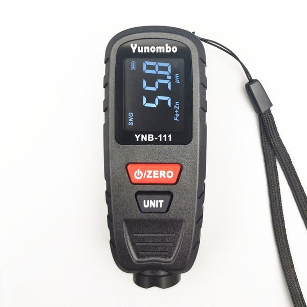Planet Gates 2021 New Yunombo YNB-110/YNB-111 Mini Car Paint Thickness Gauge Coating Thickness Meter Film Thickness Tester Fe nFe Fe+Zn