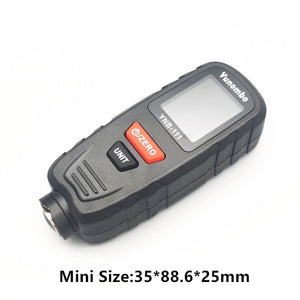 Planet Gates 2021 New Yunombo YNB-110/YNB-111 Mini Car Paint Thickness Gauge Coating Thickness Meter Film Thickness Tester Fe nFe Fe+Zn