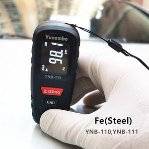 Planet Gates 2021 New Yunombo YNB-110/YNB-111 Mini Car Paint Thickness Gauge Coating Thickness Meter Film Thickness Tester Fe nFe Fe+Zn