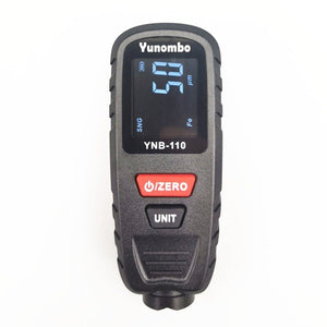 Planet Gates 2021 New Yunombo YNB-110/YNB-111 Mini Car Paint Thickness Gauge Coating Thickness Meter Film Thickness Tester Fe nFe Fe+Zn