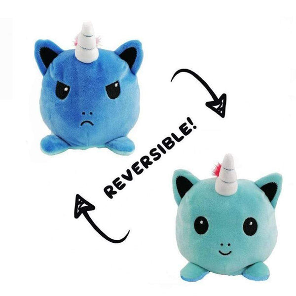 Planet Gates 2021 Reversible Cat Gato Kids Plushie Plush Animals Unicorn Double Sided Flip Doll Cute Toys For Peluches Plush Toys