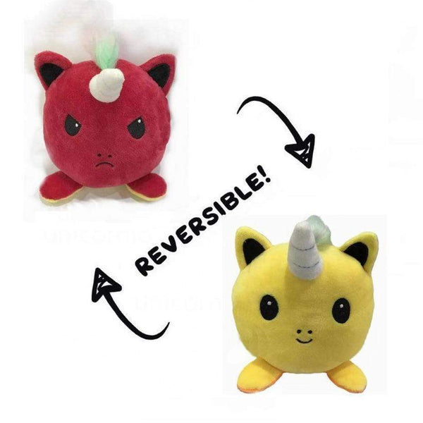 Planet Gates 2021 Reversible Cat Gato Kids Plushie Plush Animals Unicorn Double Sided Flip Doll Cute Toys For Peluches Plush Toys