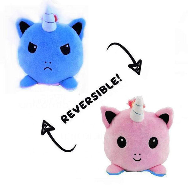 Planet Gates 2021 Reversible Cat Gato Kids Plushie Plush Animals Unicorn Double Sided Flip Doll Cute Toys For Peluches Plush Toys