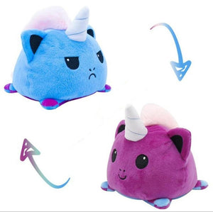 Planet Gates 2021 Reversible Cat Gato Kids Plushie Plush Animals Unicorn Double Sided Flip Doll Cute Toys For Peluches Plush Toys