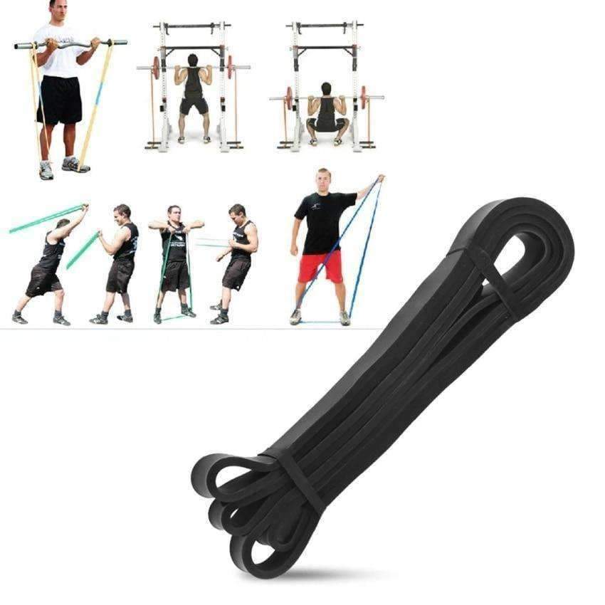 Planet Gates 208cm Natural Latex Resistance Bands High Strength Fitness Body Build Power Training Powerlifting Yoga Pull Up Rope