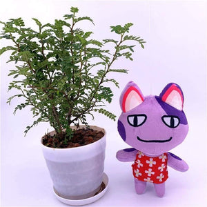 20cm 28cm Animal Crossing Plush Toy Cartoon Raymond Free Give Away 1pcs Amiibo Card Jingjiang Doll KK Isabelle Plush Toys