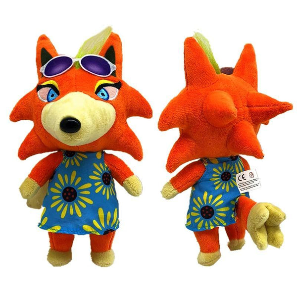 20cm 28cm Animal Crossing Plush Toy Cartoon Raymond Free Give Away 1pcs Amiibo Card Jingjiang Doll KK Isabelle Plush Toys