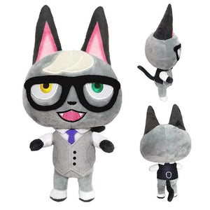 20cm 28cm Animal Crossing Plush Toy Cartoon Raymond Free Give Away 1pcs Amiibo Card Jingjiang Doll KK Isabelle Plush Toys
