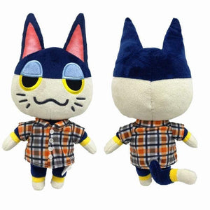 20cm 28cm Animal Crossing Plush Toy Cartoon Raymond Free Give Away 1pcs Amiibo Card Stitches Doll KK Isabelle Plush Toys