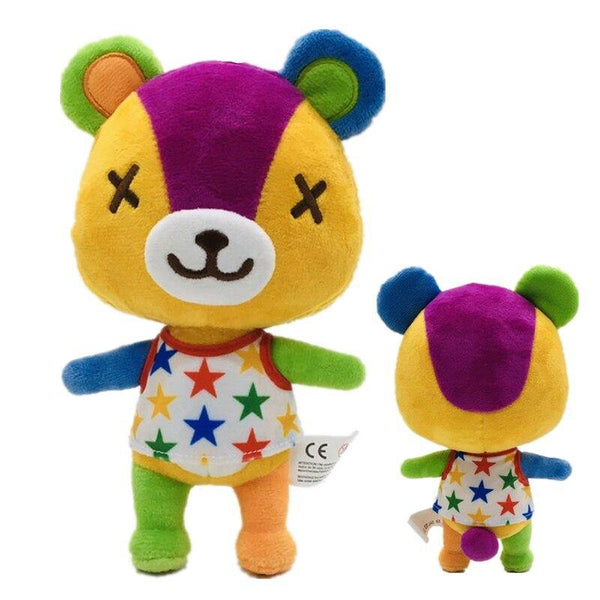 20cm 28cm Animal Crossing Plush Toy Cartoon Raymond Free Give Away 1pcs Amiibo Card Jingjiang Doll KK Isabelle Plush Toys