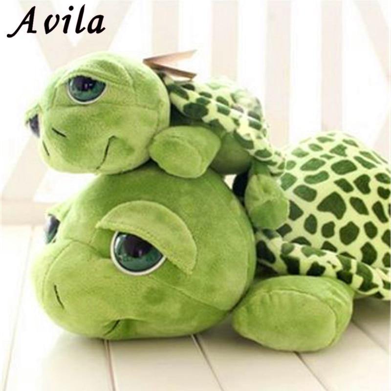 20cm Army Green Big Eyes Turtle Plush Toy Turtle Doll Turtle Kids As Birthday Christmas Gift  (Big Eyes Turtle 20cm)