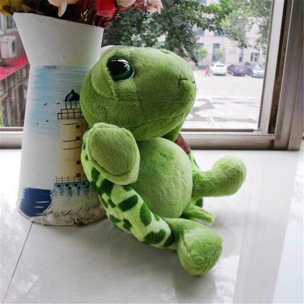 20cm Army Green Big Eyes Turtle Plush Toy Turtle Doll Turtle Kids As Birthday Christmas Gift  (Big Eyes Turtle 20cm)