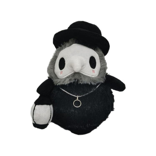 Planet Gates 20cm Cartoon Animal Plague Doctor Stuffed Plush Toy Halloween Decoration Beak Doctor Party Prom Props Luminous Horrible Granny