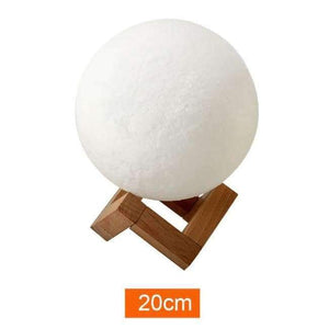 Planet Gates 20CM / China Moon lamp LED light 20CM 18CM 15CM 3D Print USB  Moonlight 2 Colors Changeable Touch Switch Night Light For Creative Gift Home