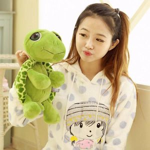 Planet Gates 20CM Cute Baby Super Green Big Eyes Stuffed Tortoise Turtle Animal Plush Baby Toy Gift