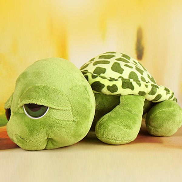 Planet Gates 20CM Cute Baby Super Green Big Eyes Stuffed Tortoise Turtle Animal Plush Baby Toy Gift