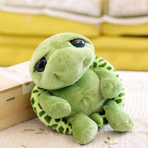 Planet Gates 20CM Cute Baby Super Green Big Eyes Stuffed Tortoise Turtle Animal Plush Baby Toy Gift