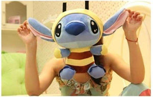 20CM Kawaii Bee Stitch Plush Toys Cartoon Animals Stuffed Soft Doll Funny Stitch Peluche Brinquedos For Children Christmas Gifts (20cm)