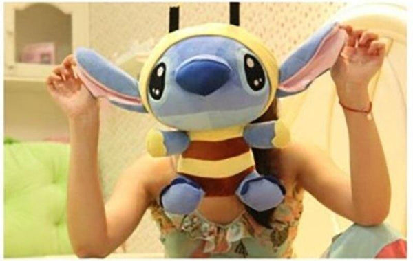 20CM Kawaii Bee Stitch Plush Toys Cartoon Animals Stuffed Soft Doll Funny Stitch Peluche Brinquedos For Children Christmas Gifts (20cm)